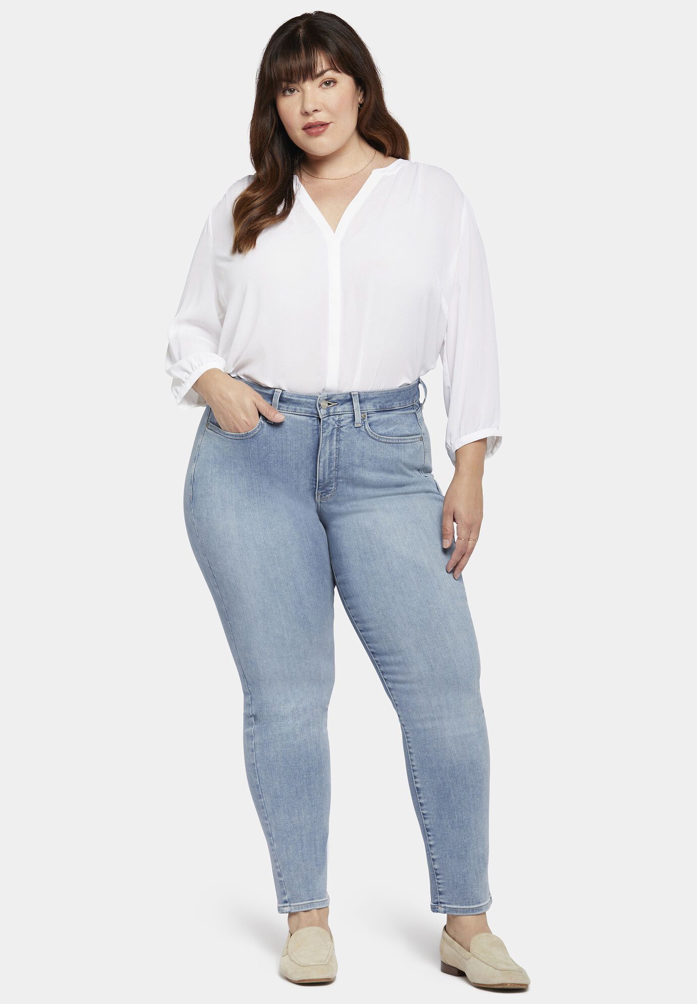 Sheri Slim Jeans, Haley / Light Wash, hi-res image number 0