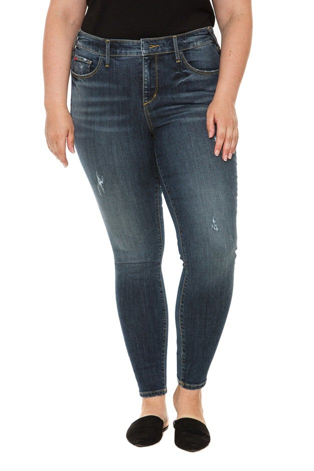 Mid Rise Ankle Skinny - Sofia, SOFIA / Dark Wash, alternate image number 2