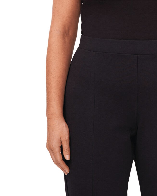 Straight Leg Ponte Pant w/ Slit Detail, , alternate image number 5