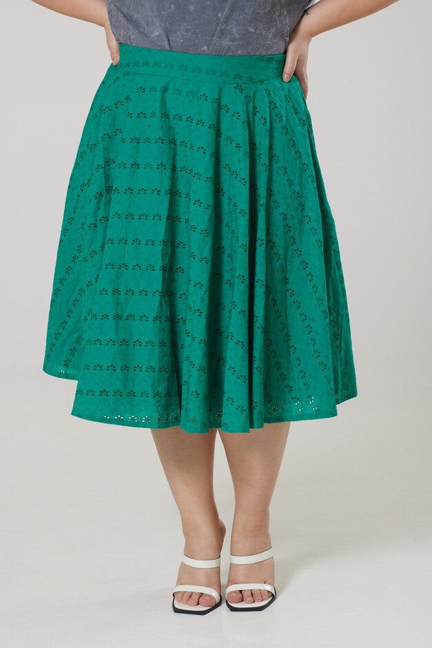 Angelina Green Skirt, , alternate image number null