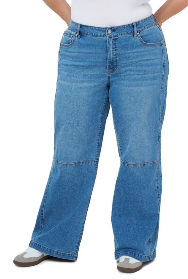 Keaton Wide Leg Jean, Nebula / Medium Wash, hi-res image number null