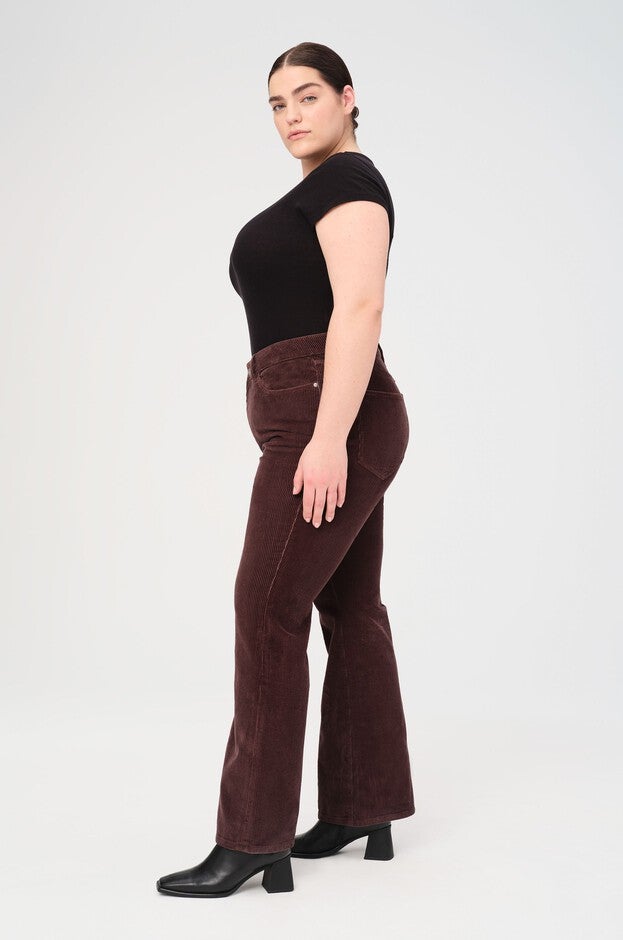 NAO PLUS - HIGH RISE BOOTCUT JEANS | AMERICANO, AMERICANO / Dark Wash, alternate image number 2