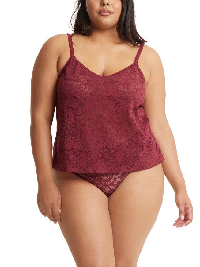 DAILY LACE CAMISOLE, LIPSLIPSTICK RED / Red, alternate image number null