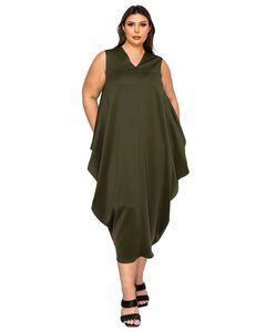 Clover Sleeveless Bubble Hem Dress