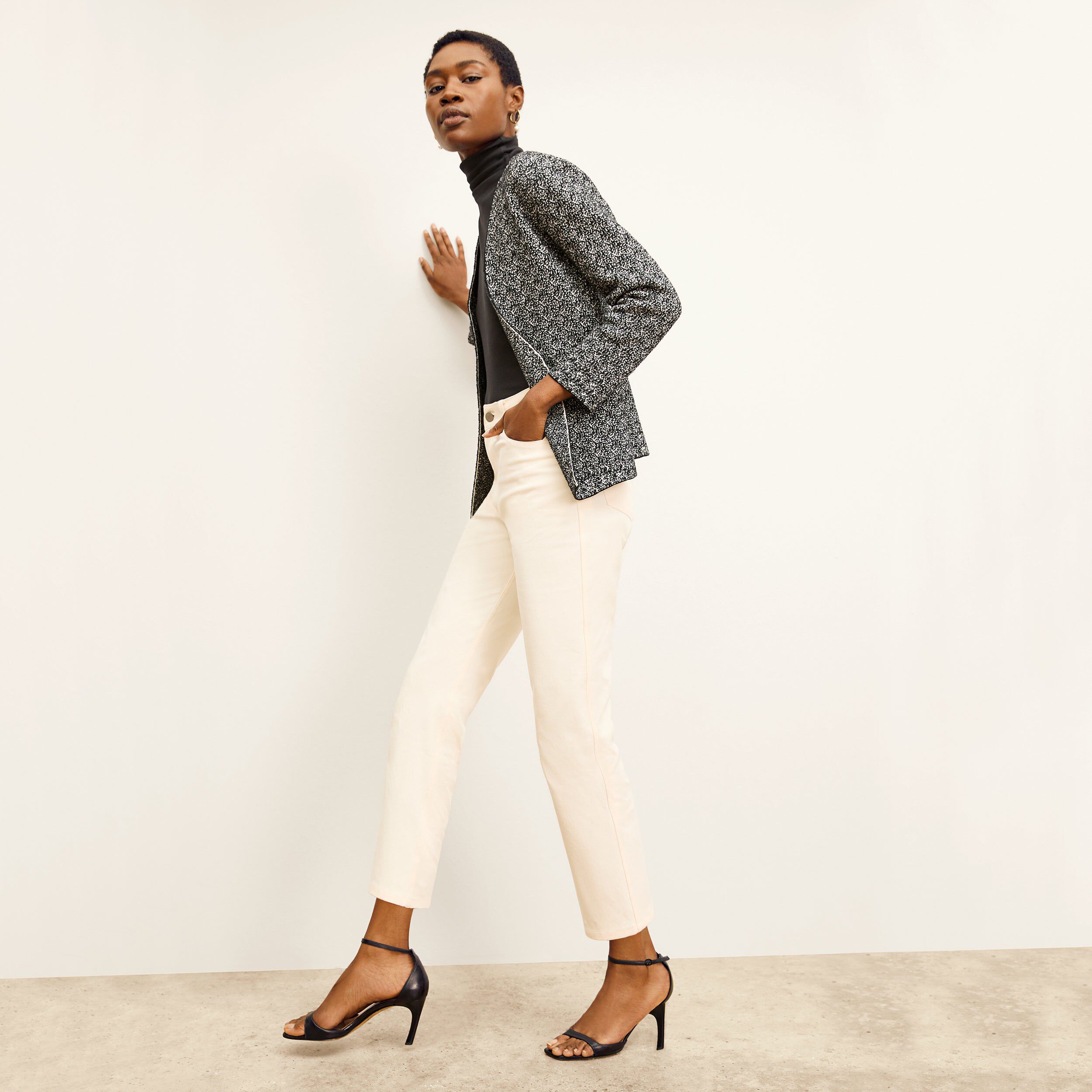 Daria '90s Jean - Eco Better Than Denim, Tusk / Ivory, alternate image number 1