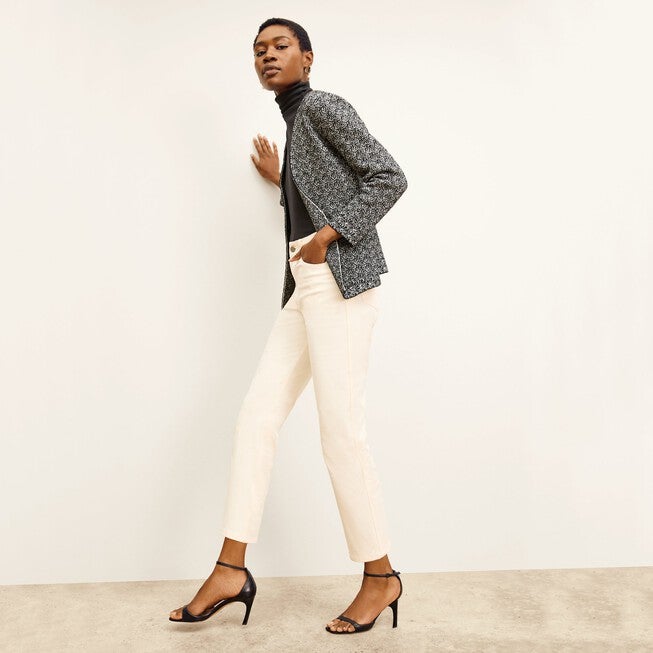 Daria '90s Jean - Eco Better Than Denim, Tusk / Ivory, alternate image number 1