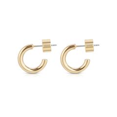Lisa Huggie Hoops Gold