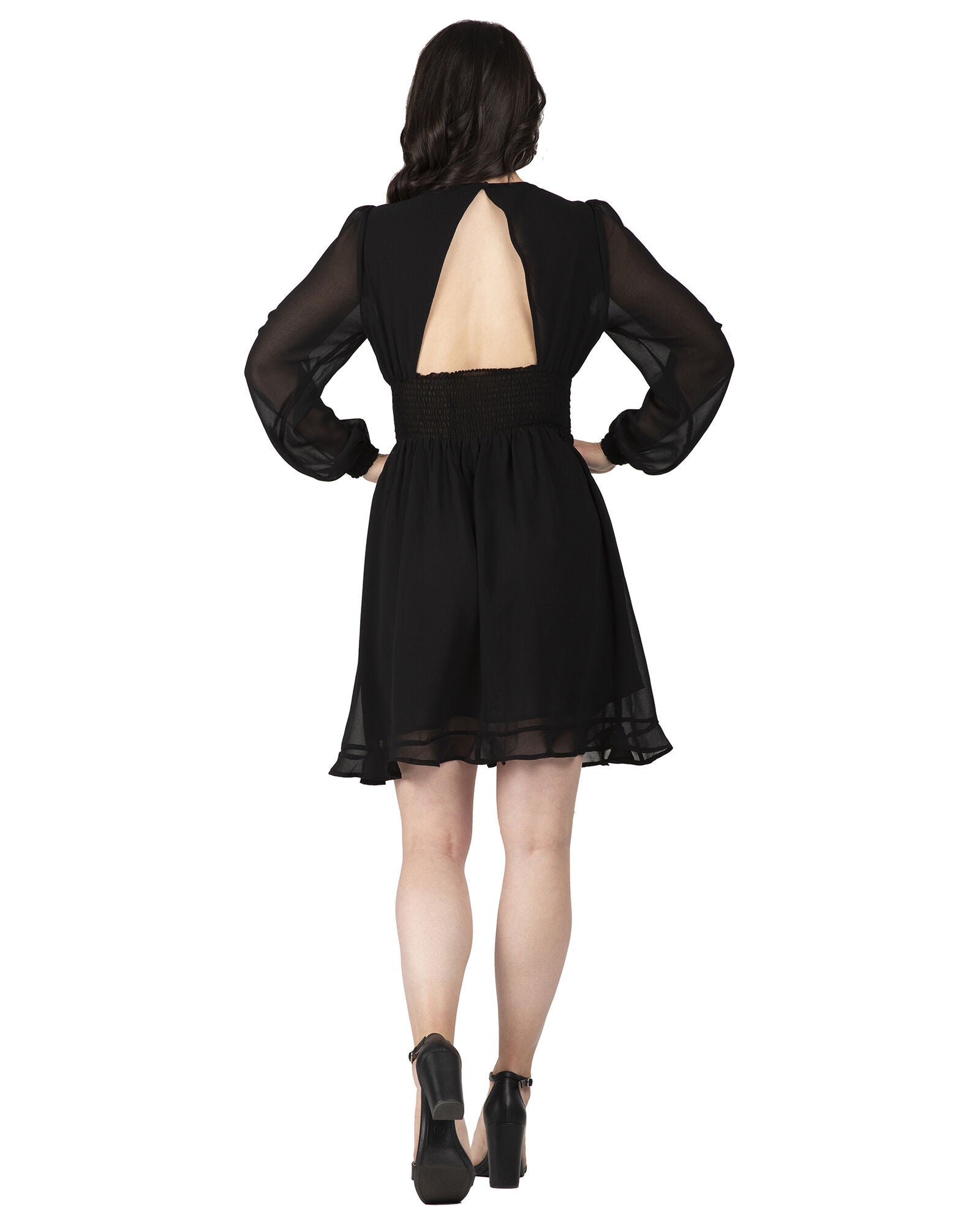 Adelsa Women&#39;s Little Black Dress, , alternate image number 6
