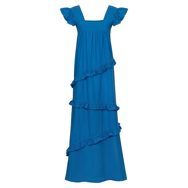 Blue Olla Dress, Blue / Cobalt, alternate image number null