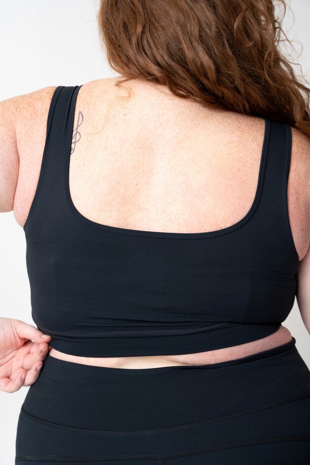 adventure cropped tank top, black / Black, alternate image number null