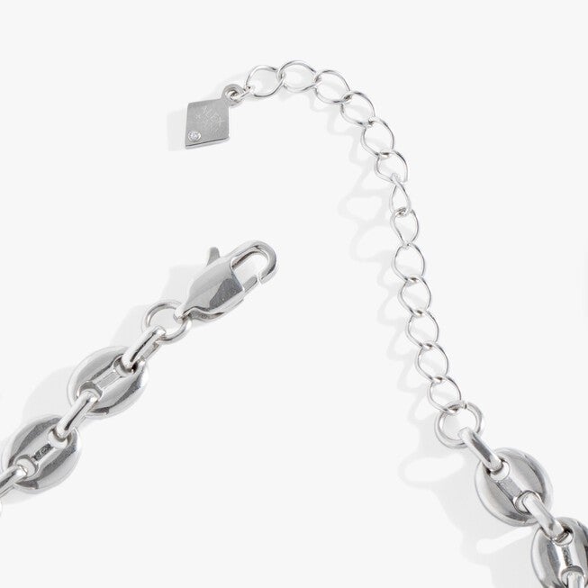 Mariner Necklace, Silver / Silver, alternate image number 2