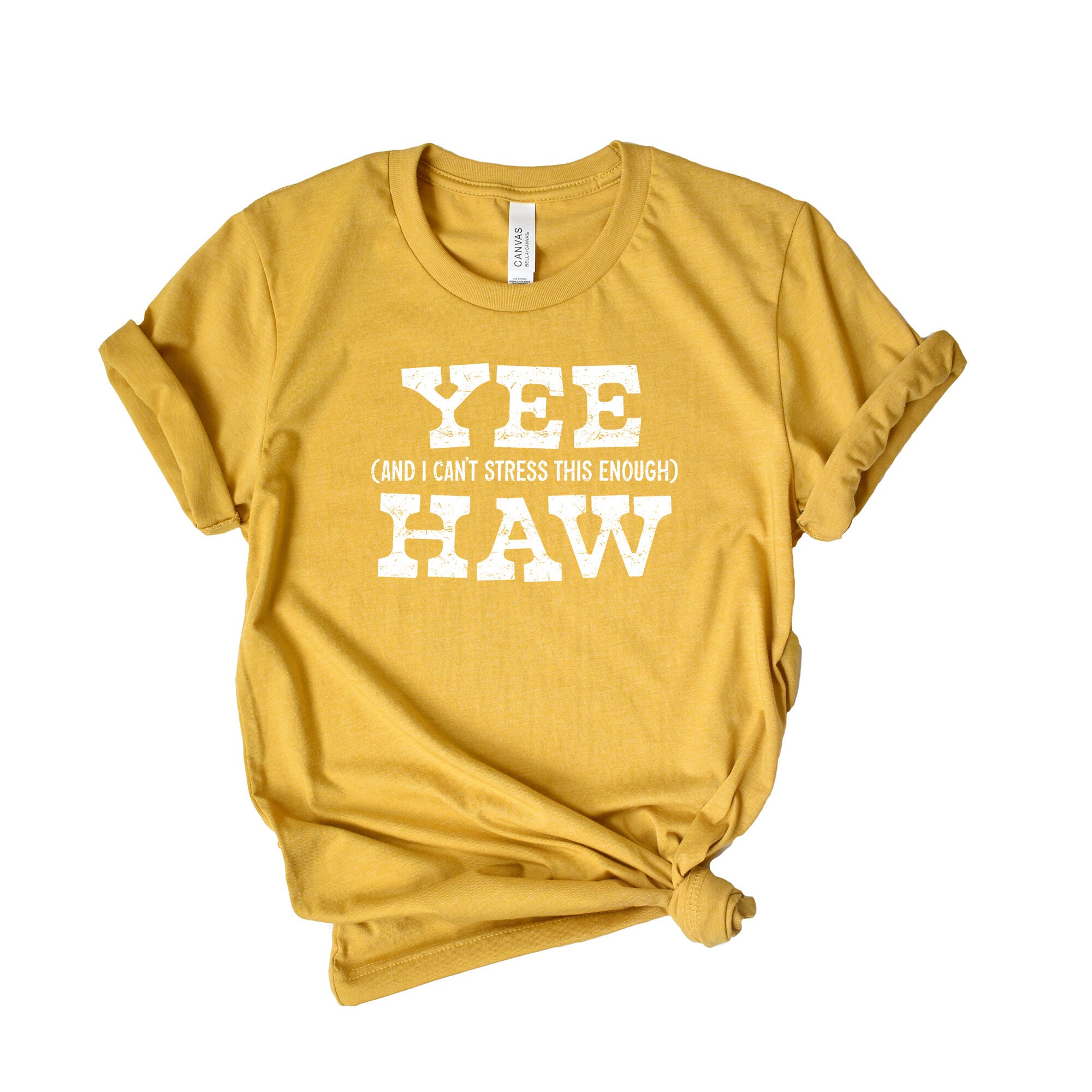Yee Haw Stress Short Sleeve Graphic Tee, Hue / Mustard, hi-res image number 0