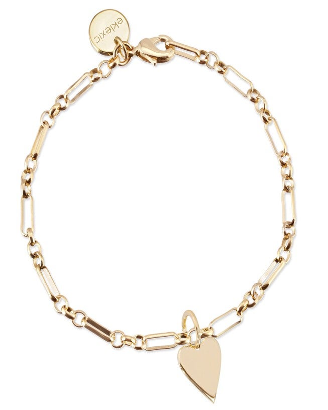 Small Helena & Small Multi Link Chain Bracelet 10 inches Gold, Gold / Gold, hi-res image number 0