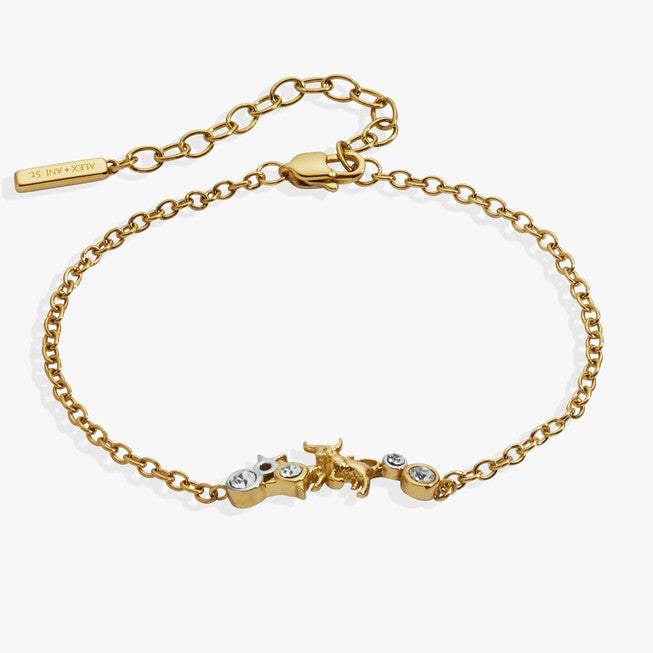Taurus Symbol Inline Bracelet, Two tone / Gold, hi-res image number 0