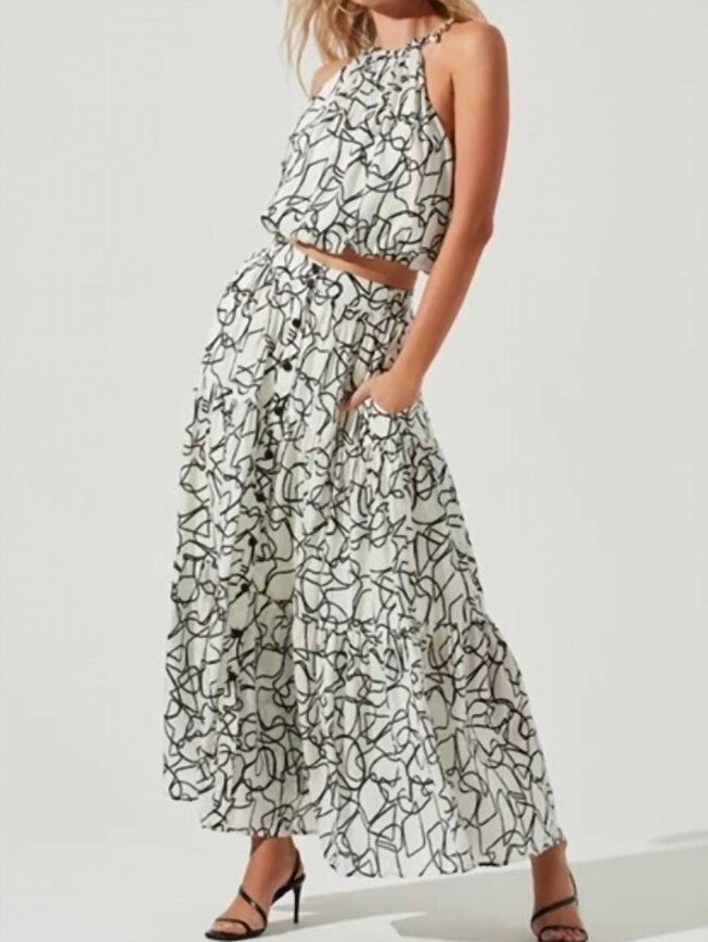 CECILE SKIRT IN WHITE, White / White, hi-res image number 0