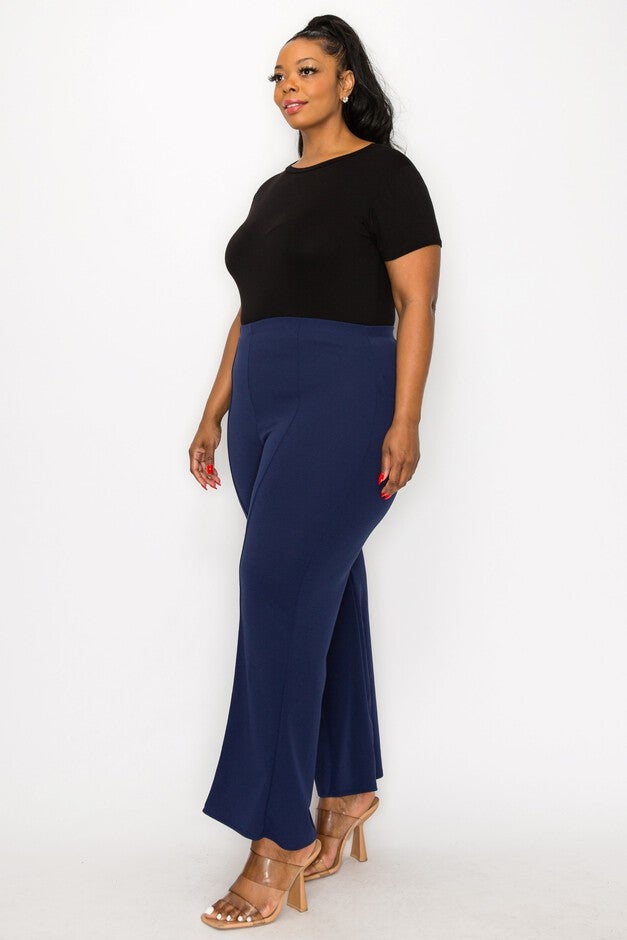 BLAKE PINTUCK PANTS, Navy / Navy, alternate image number 1