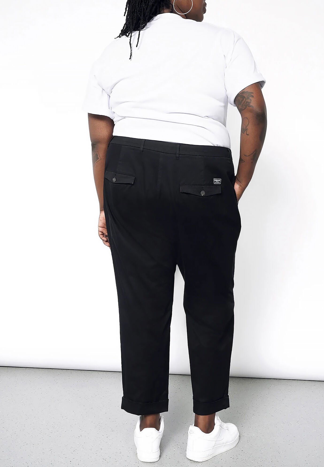 The Essential Trouser, BLACK / Black, alternate image number 2