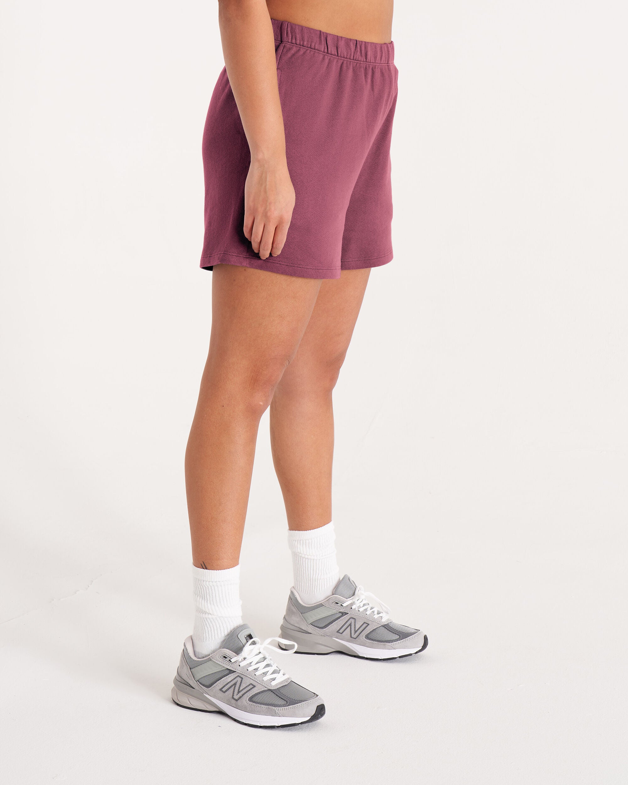 The Sweat Short, Plum / Purple, alternate image number 1