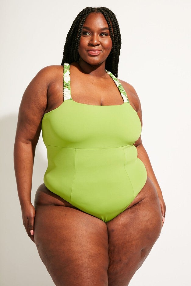 Wave One Piece II, PothosNephrite / Kelly Green, hi-res image number 0