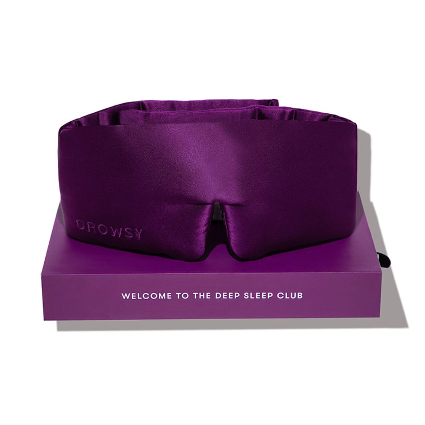 Silk Sleep Mask, Purple Martini / Purple, hi-res image number 0