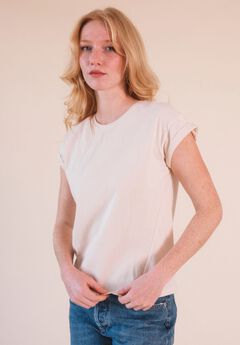 Plus Jane Cuffed Hemp Tee