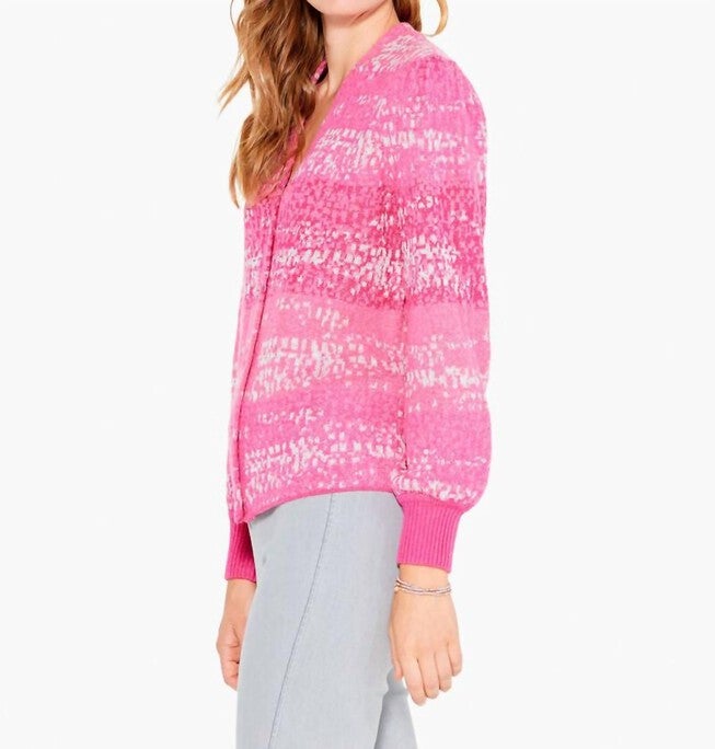 CONFETTI CARDIGAN IN PINK MULTI, Pink Multi / Pink, alternate image number 1
