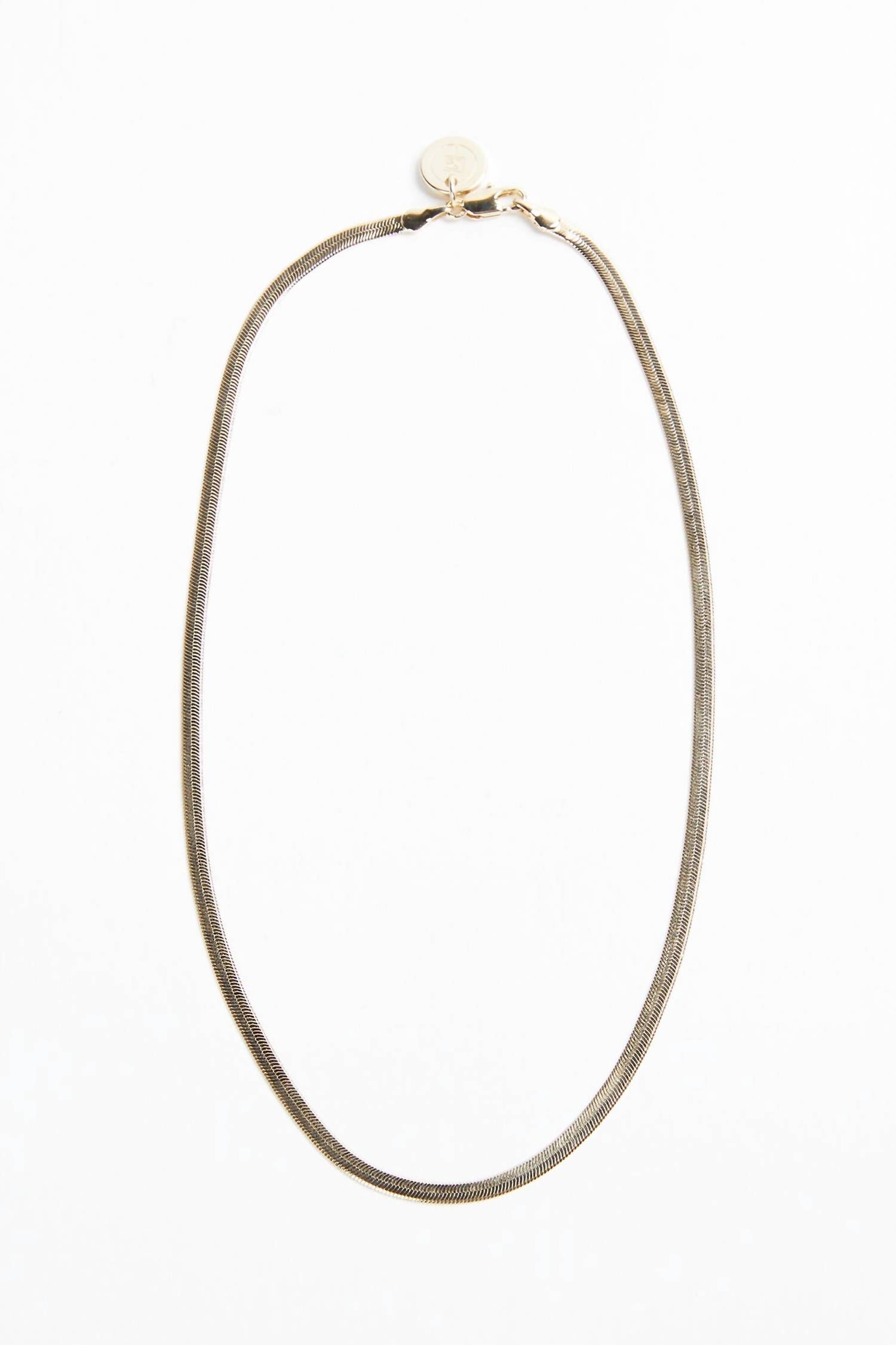 VIPER CHAIN NECKLACE IN GOLD, Gold / Gold, hi-res image number 0