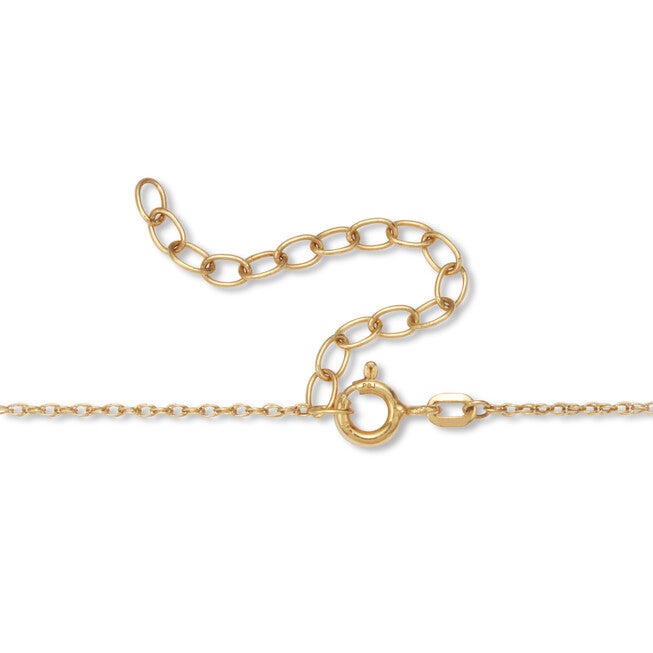 Round Genuine Green Jade 18k Gold-plated Frog Pendant Necklace, 18 inches, , alternate image number 4