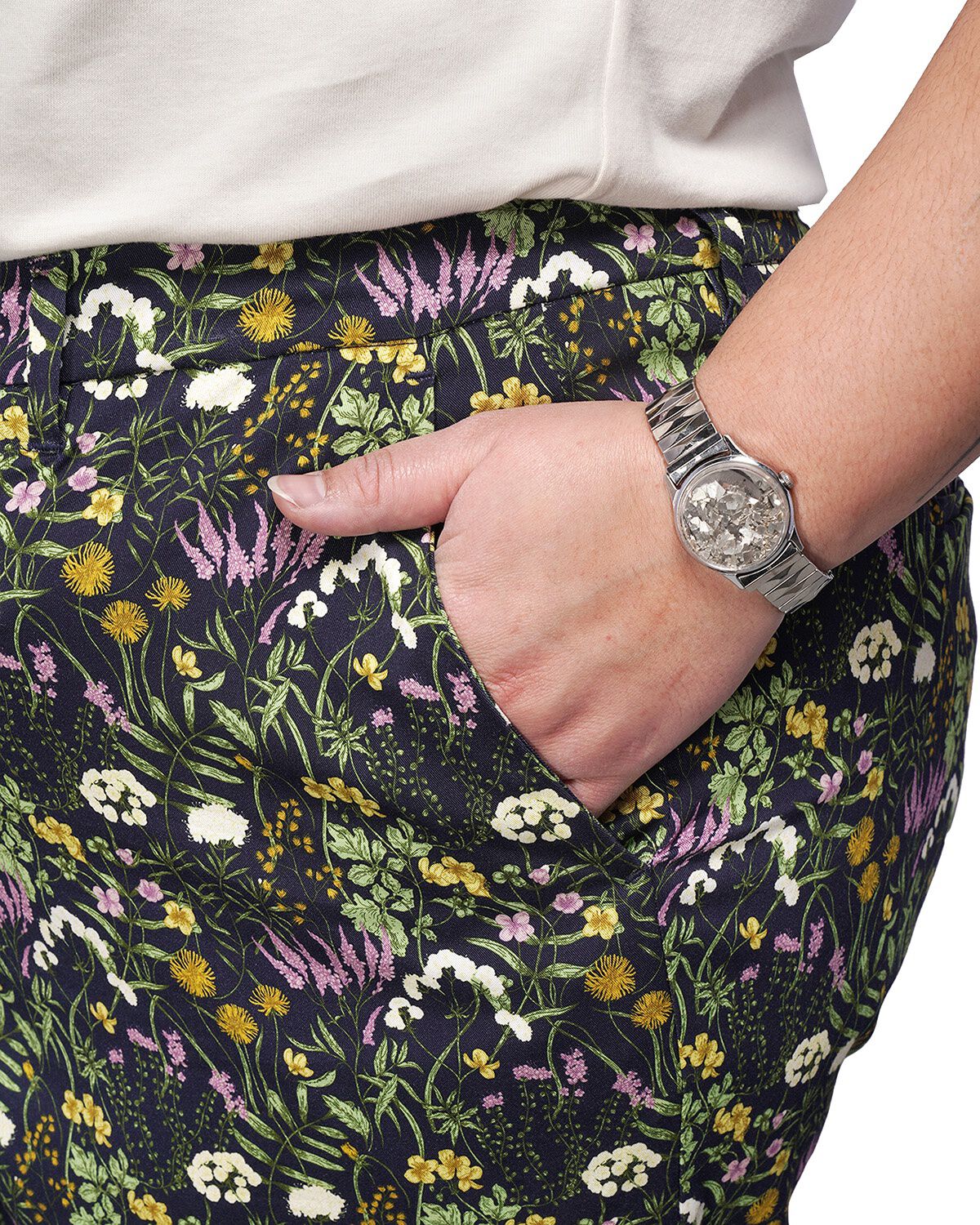 The Empower Slim Crop Pant, MEADOW NAVY / Navy, alternate image number 4