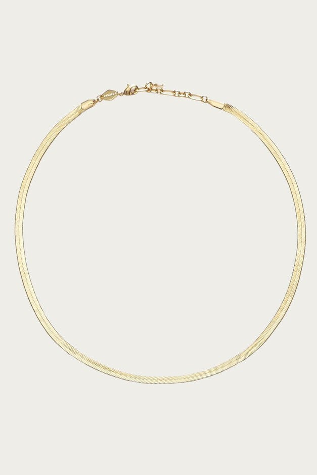 SNAKE CHARMER NECKLACE IN GOLD, Gold / Gold, hi-res image number null