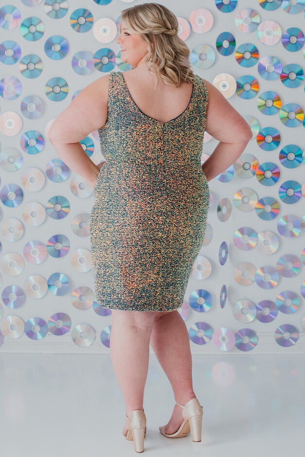 Catch the Light Party Dress, Blue Blitz / Azure Blue, alternate image number null