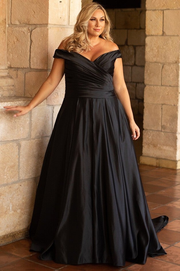 Veronica Wedding Dress, Black / Black, hi-res image number 0