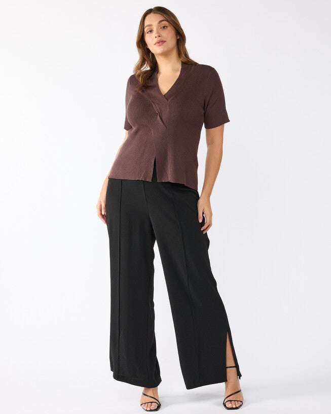 Barony Knit, Java / Brown, alternate image number 1