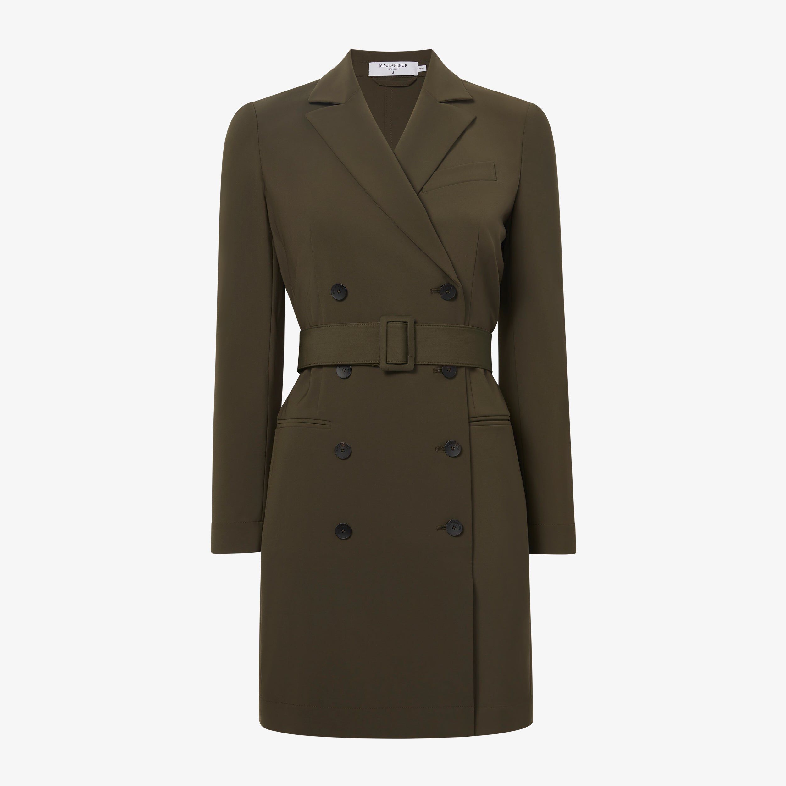 Gwynne Dress - OrigamiTech, Olive / Olive Green, alternate image number 6