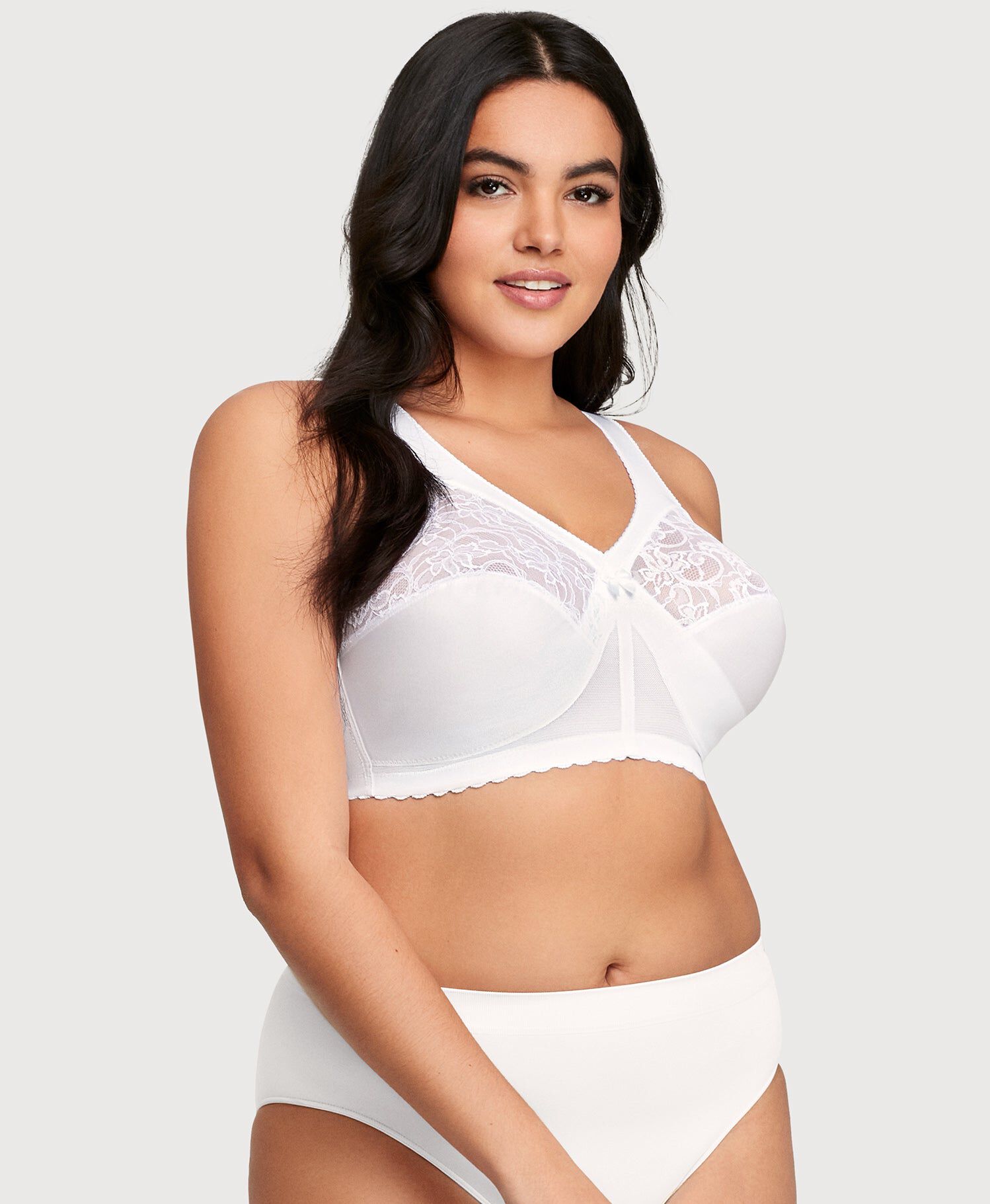 MagicLift Original Support Bra, White / White, alternate image number 3