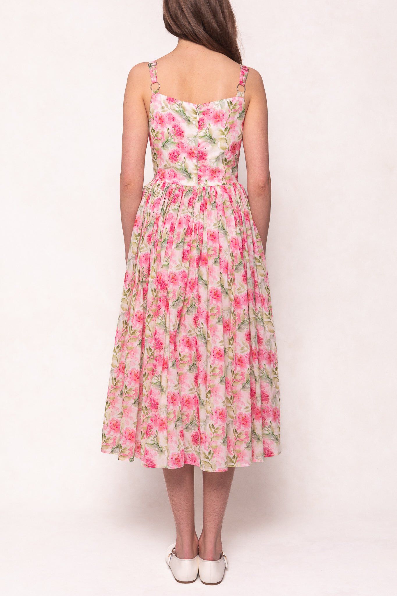 Ballerina Tank Dress, Pink Floral / Pink, alternate image number 4