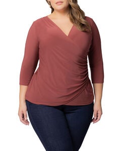Femme Fatale Faux Wrap Top
