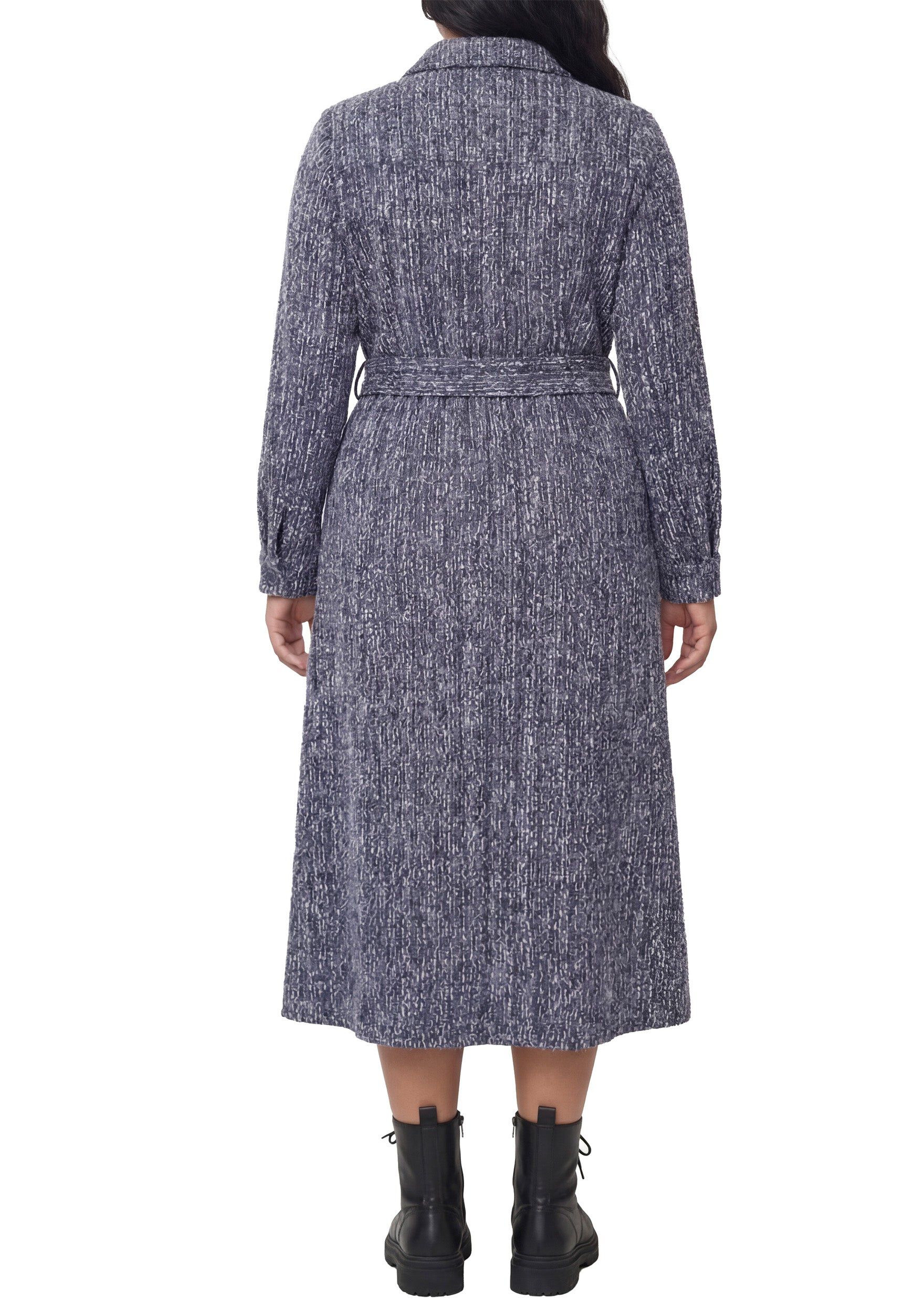 Oakley Dress, Blue Tweed / Dusty Blue, alternate image number 1