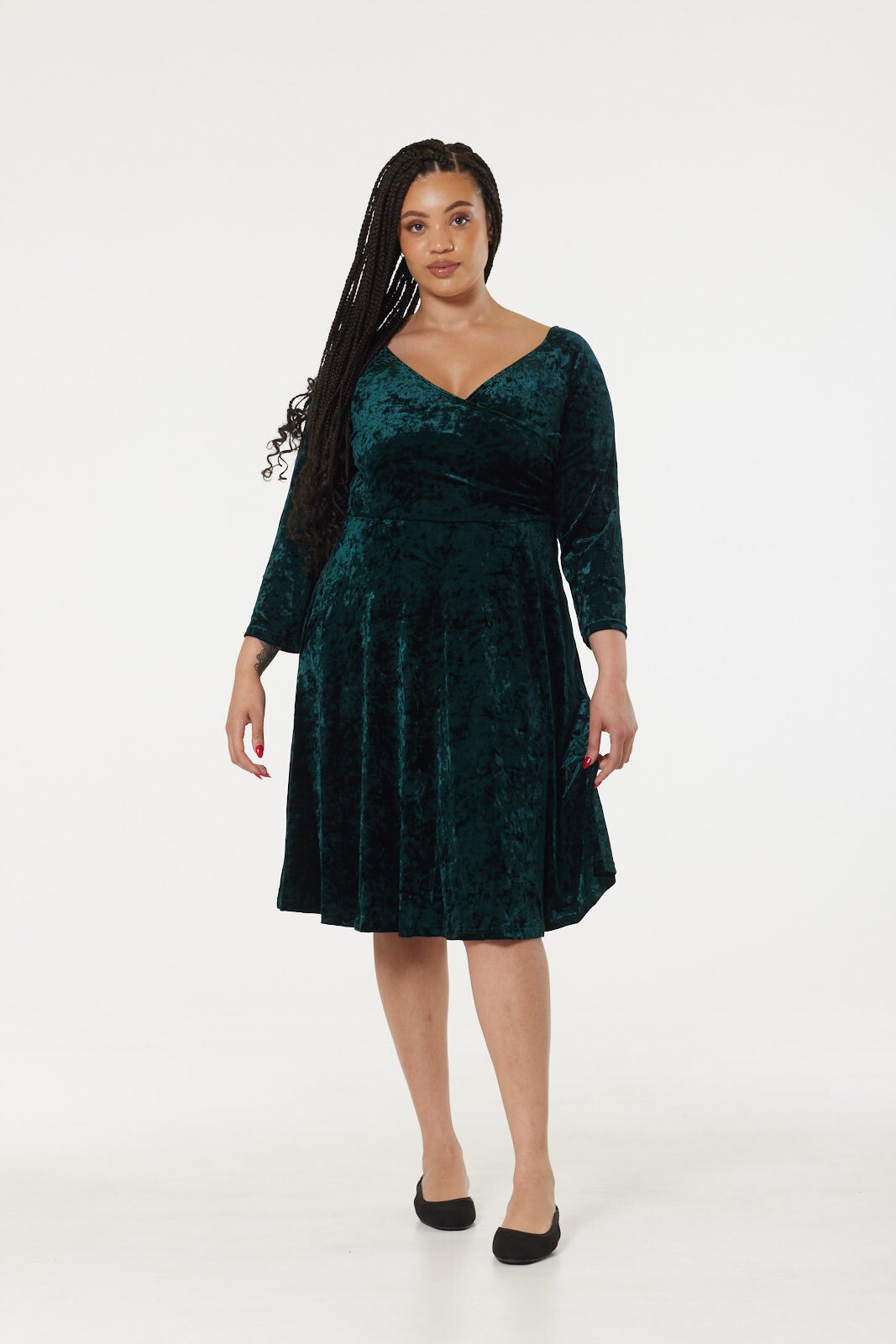 Dovey Dress, Hunter Green / Hunter Green, hi-res image number 0