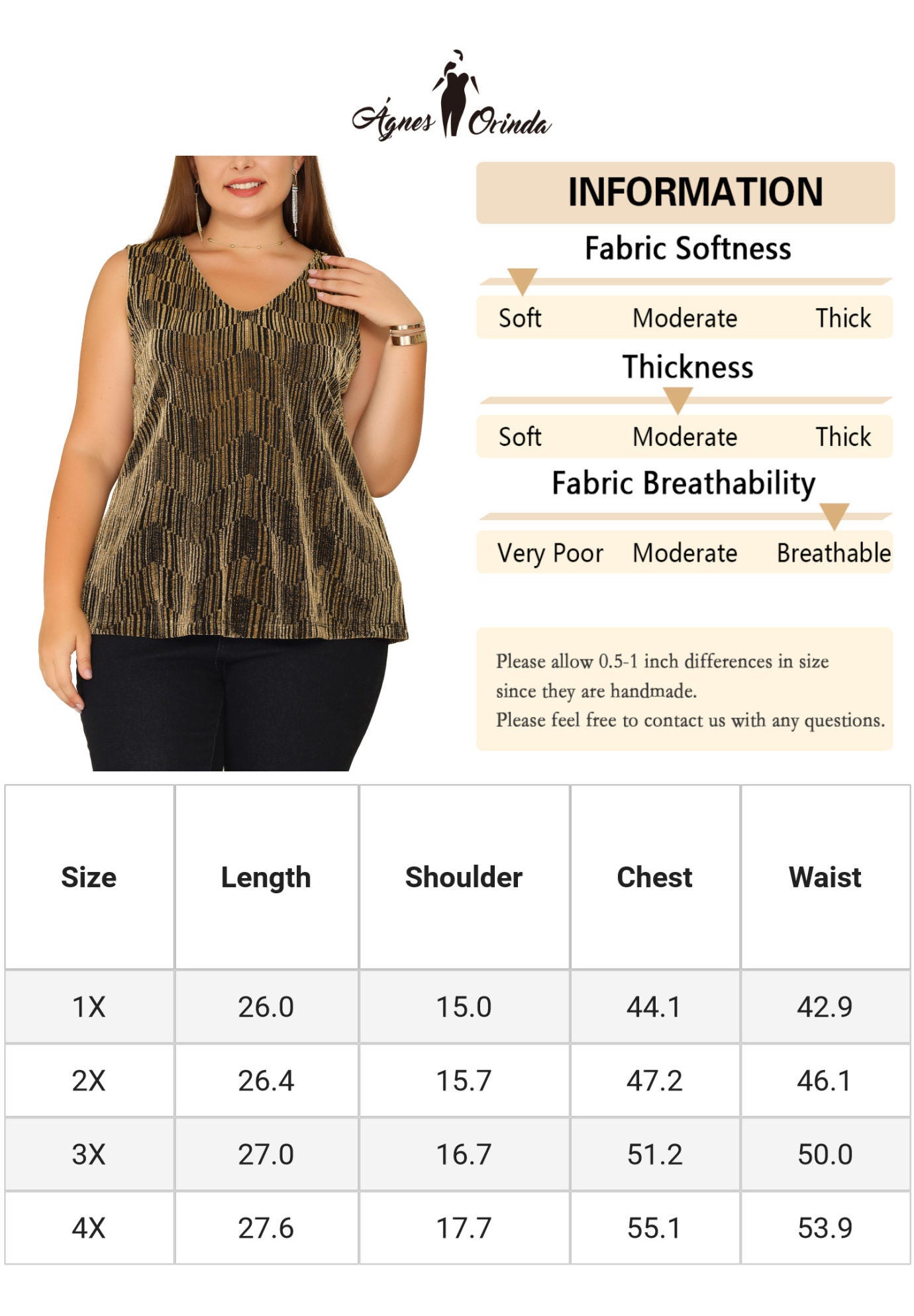 SEQUIN TOP SLEEVELESS GLITTER GRADIENT TANK VEST, Gold / Gold, alternate image number 4