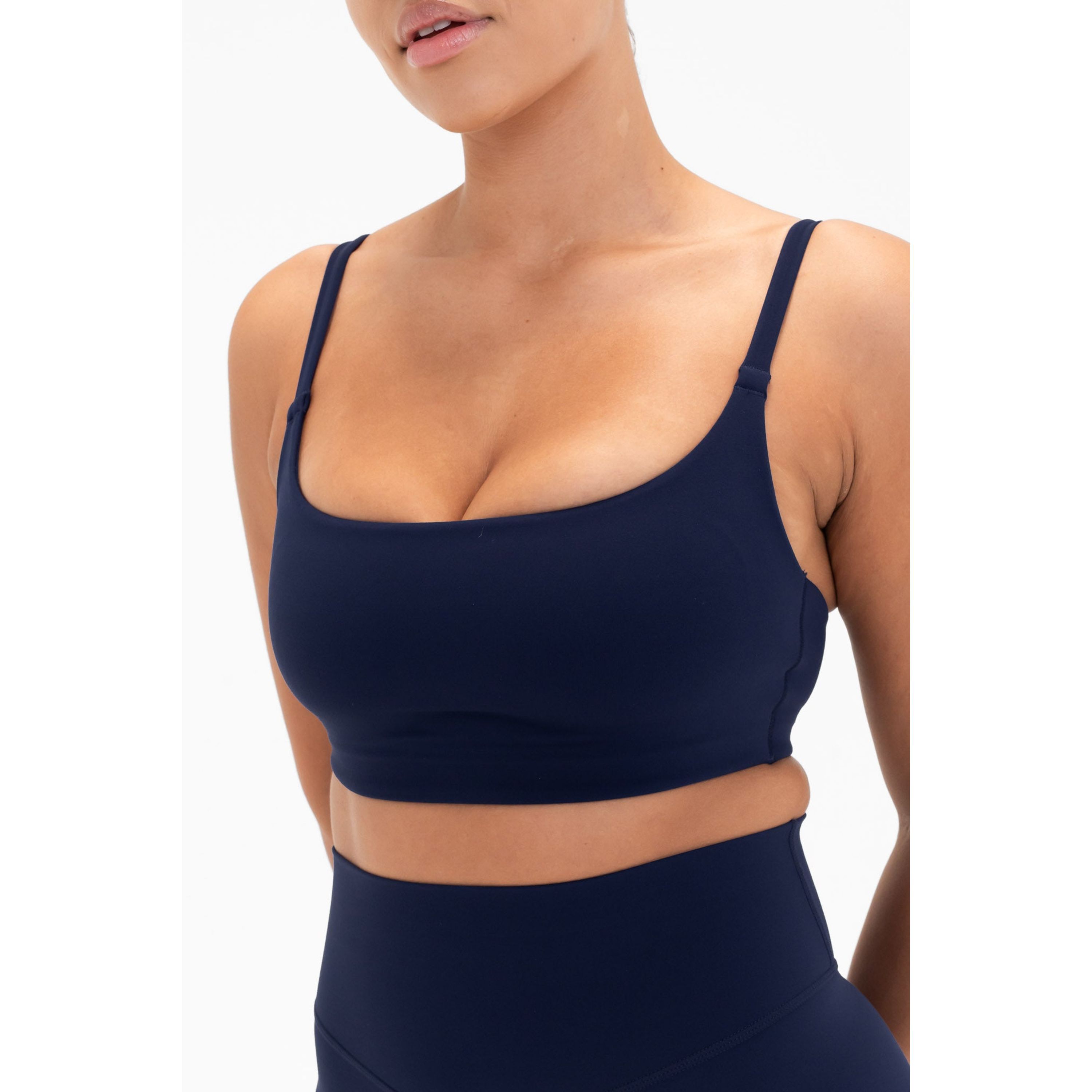 Cloud II Scoop Bra, Oxford / Navy, alternate image number 2