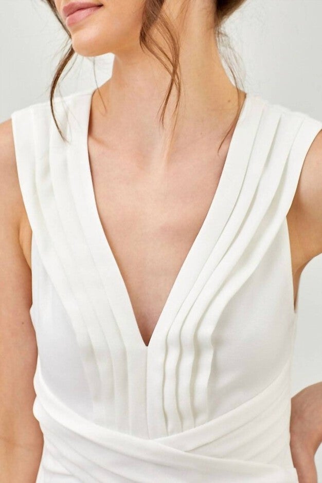 MY DESIRE DRESS IN WHITE, White / White, alternate image number 3