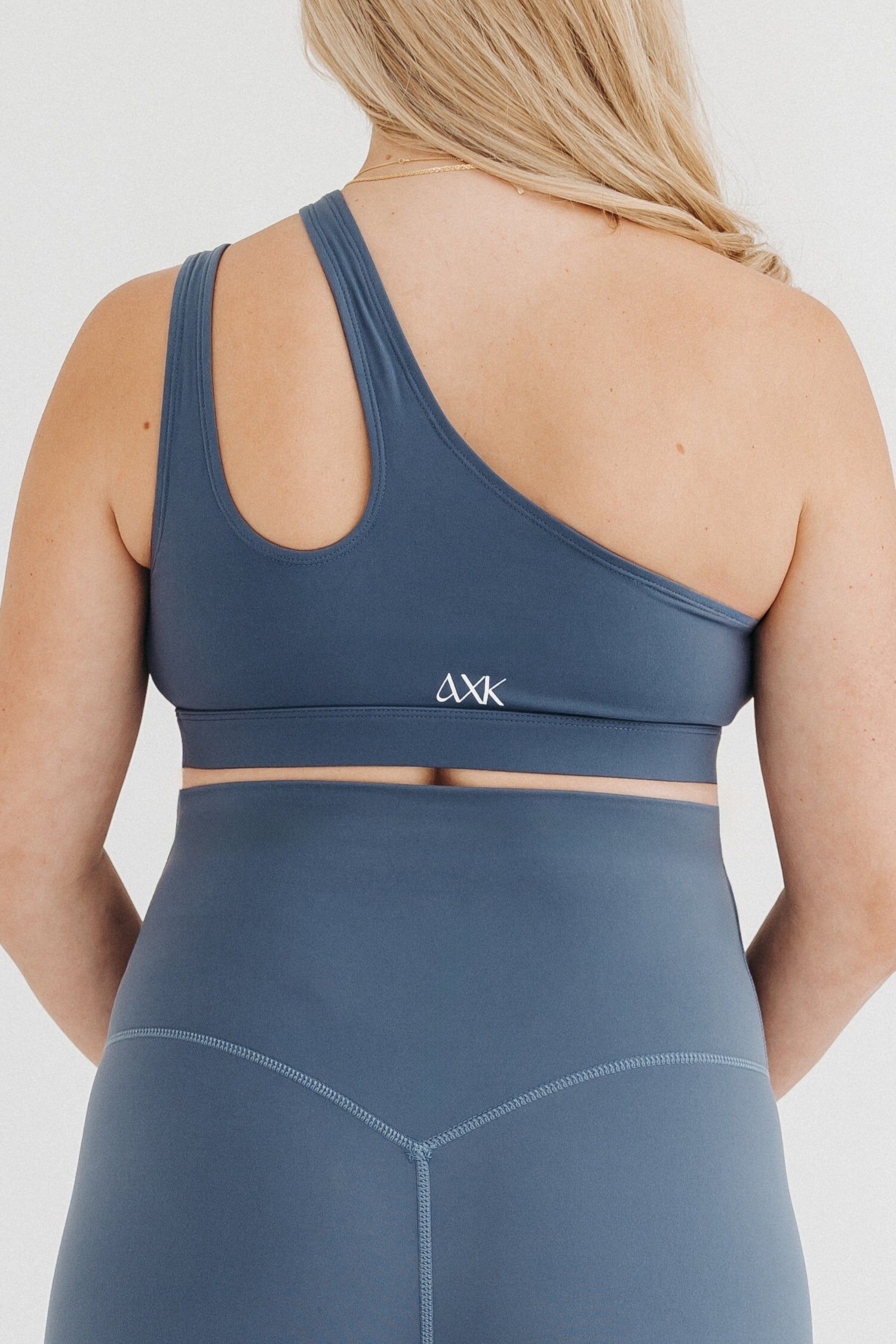 Women's Cross Body Nursing Bra With Easy-Release Breastfeeding Clips and One-Shoulder Design, Blue / Azure Blue, alternate image number 1