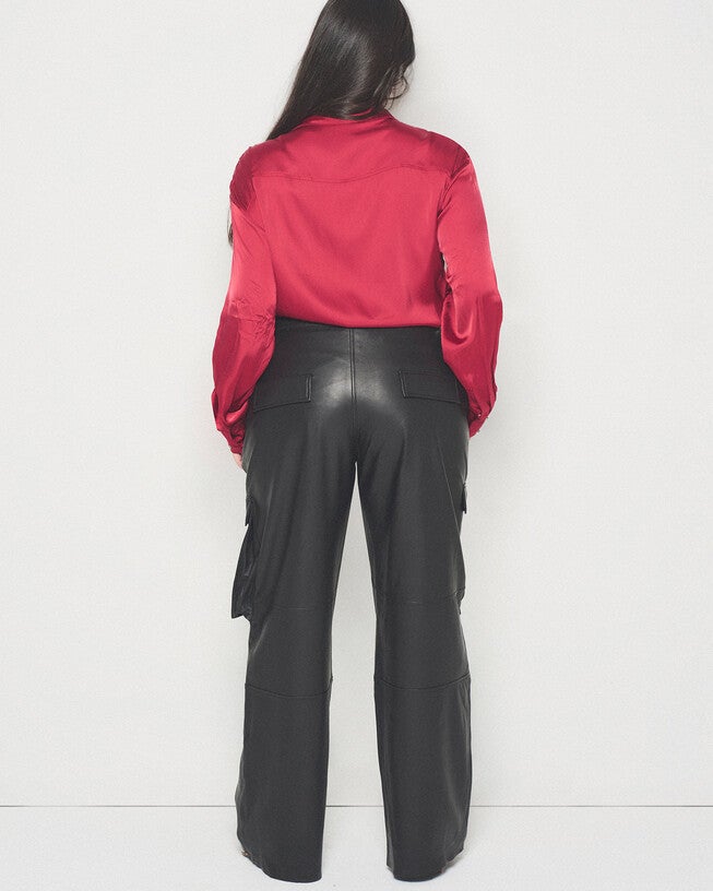Billie Blouse, Coco Red / Red, alternate image number 4
