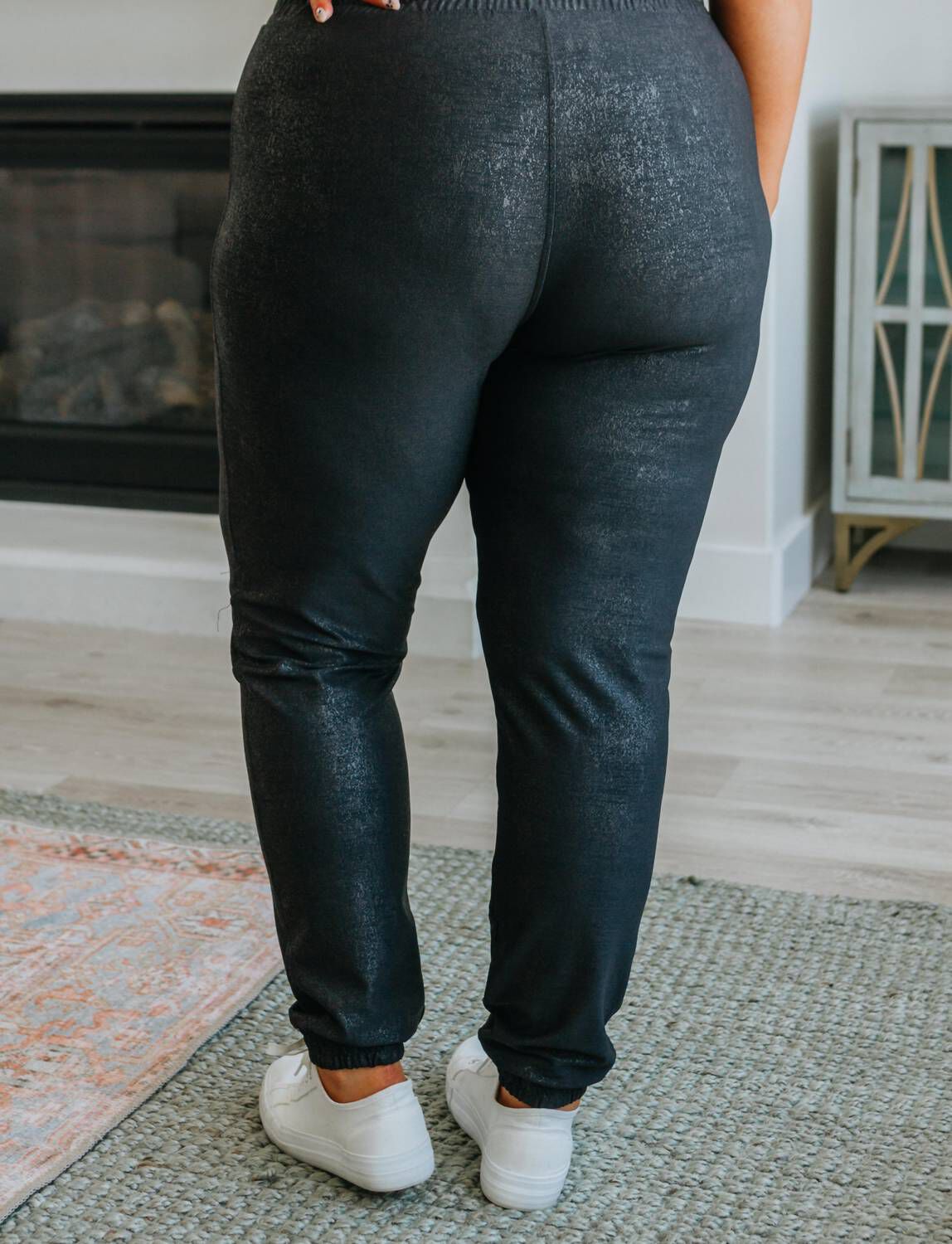 Best In Show Pebble Joggers, Black / Black, alternate image number 3