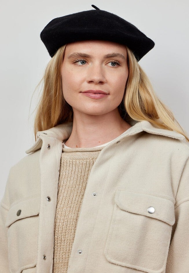 Classic Beret, Black / Black, alternate image number 2