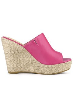 Slip on Platform Sandals Espadrilles Wedges Slides Mules