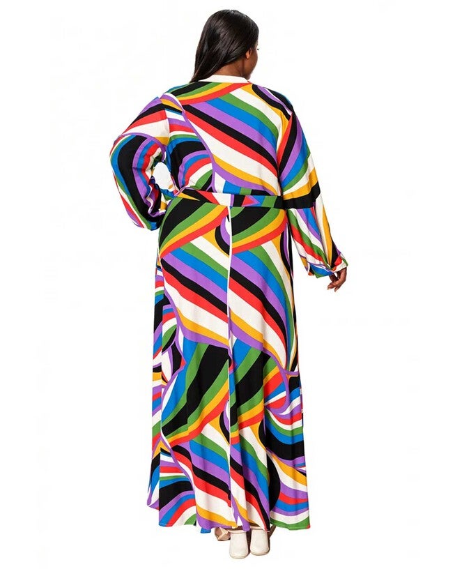 VACANZA MAXI DRESS, Vibrant / Purple, alternate image number 2