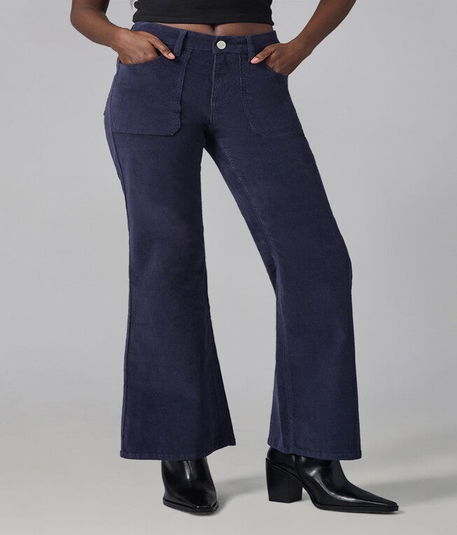Alice-FD High Rise Flare Jeans, Future Dusk / Navy, hi-res image number 0