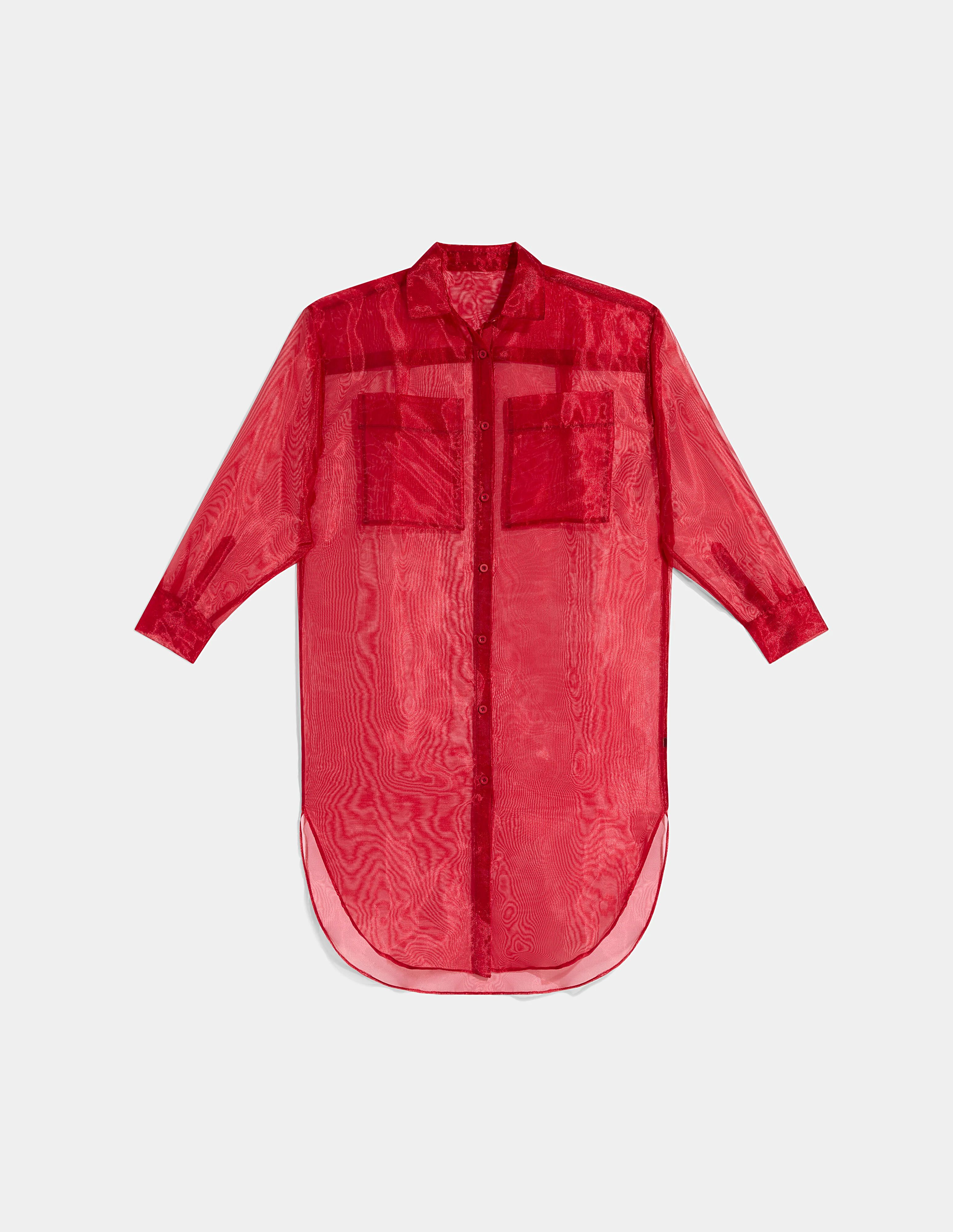 Sheer Tunic, Valentine Red / Red, hi-res image number 0